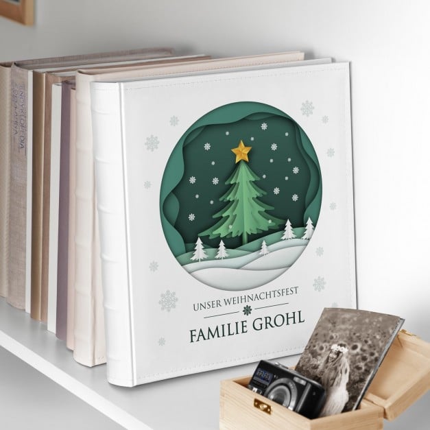 Fotoalbum mit Aufdruck zum Einstecken für ein Paar zu Weihnachten