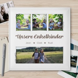 Fotoalbum mit Aufdruck zum Einstecken für ein Paar zur Eheschließung zum Hochzeitstag zur Einweihung