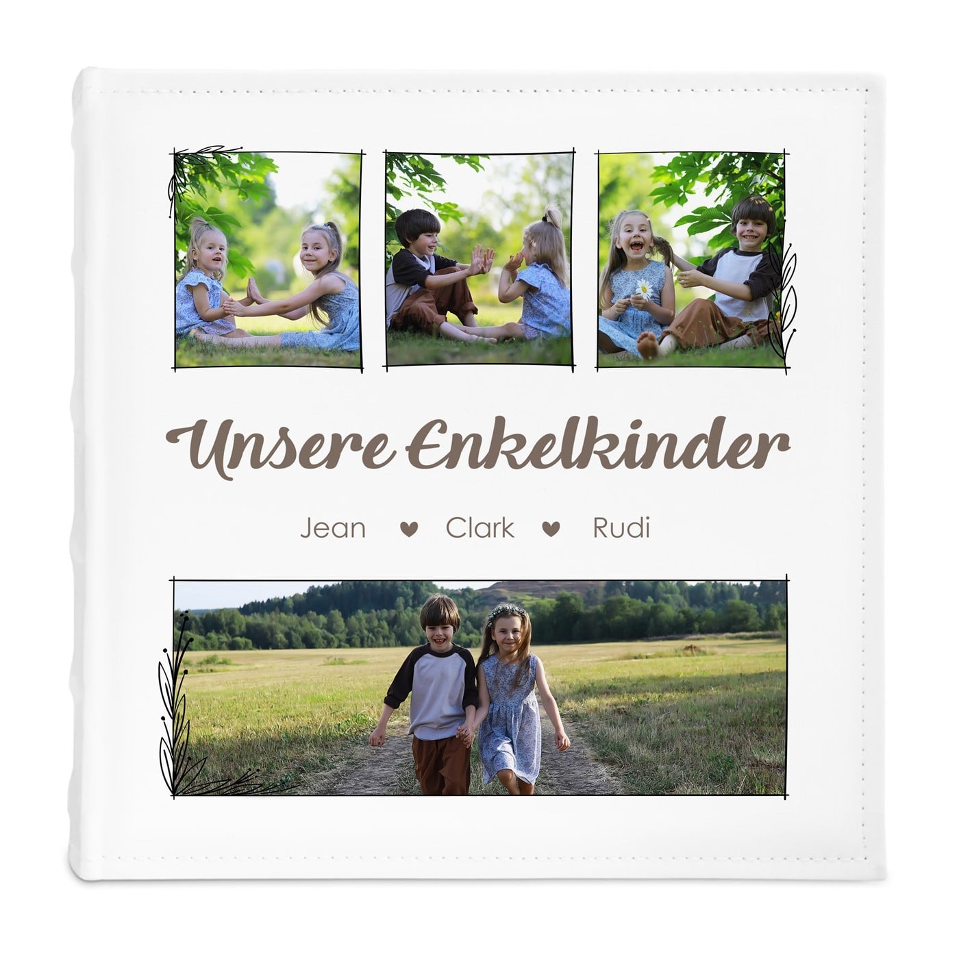 Fotoalbum mit Aufdruck zum Einstecken für ein Paar zur Eheschließung zum Hochzeitstag zur Einweihung