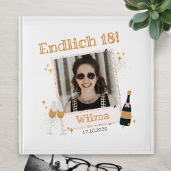 Fotoalbum mit Aufdruck zum Einstecken für sie zum 18. Geburtstag