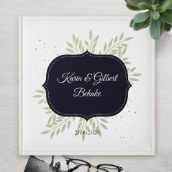 Fotoalbum mit Aufdruck zum Einstecken für ein Paar zur Hochzeit zum Hochzeitstag