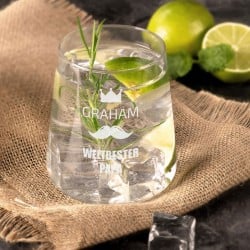 Avant-Garde 6 Weingläser ohne Stiel mit Gravur für Ihren Vater zum Vatertag