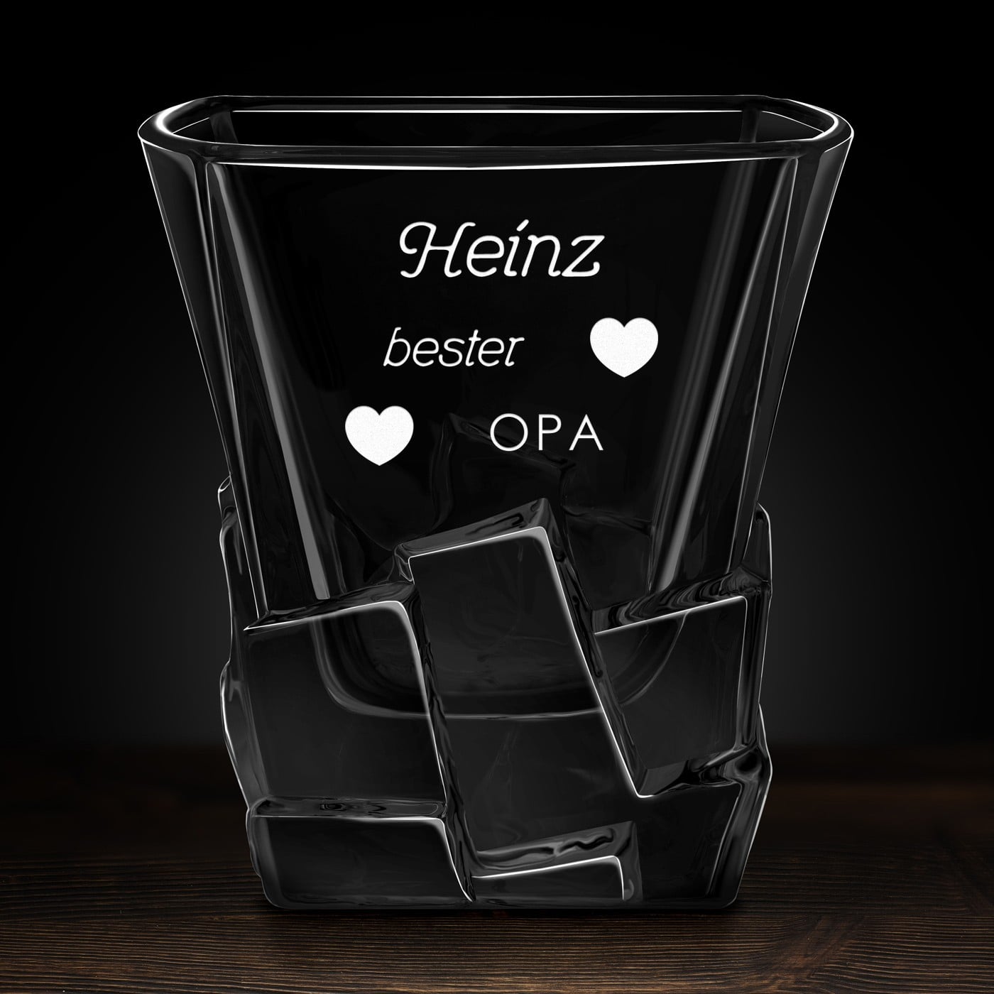 Ice Blink Whisky Glas mit Gravur zum Opatag