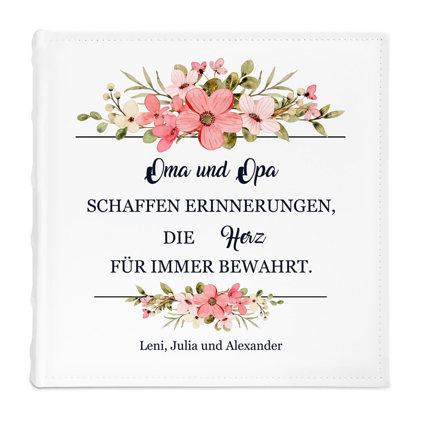 Fotoalbum mit Aufdruck zum Einstecken für Ihre Großeltern zum Jahrestag Hochzeitstag