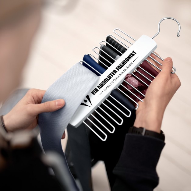 Krawattenhalter mit Aufdruck für einen Gentleman zum Geburtstag, Jubiläum, Jahrestag
