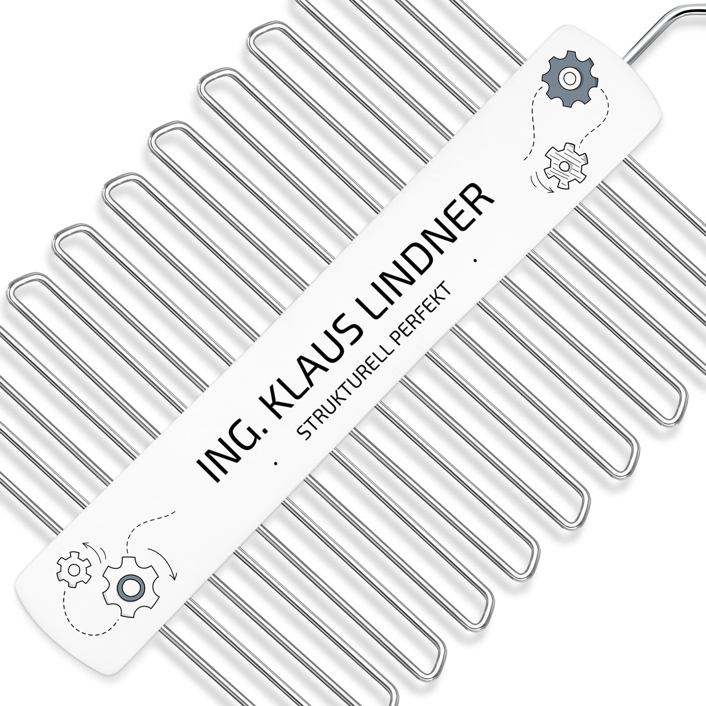 Krawattenhalter mit Aufdruck für einen Ingenieur zum Jahrestag