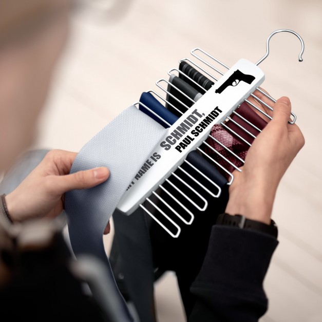 Krawattenhalter mit Aufdruck für einen Beamten, Polizisten oder Rechtsanwalt als Dankeschön-Geschenk