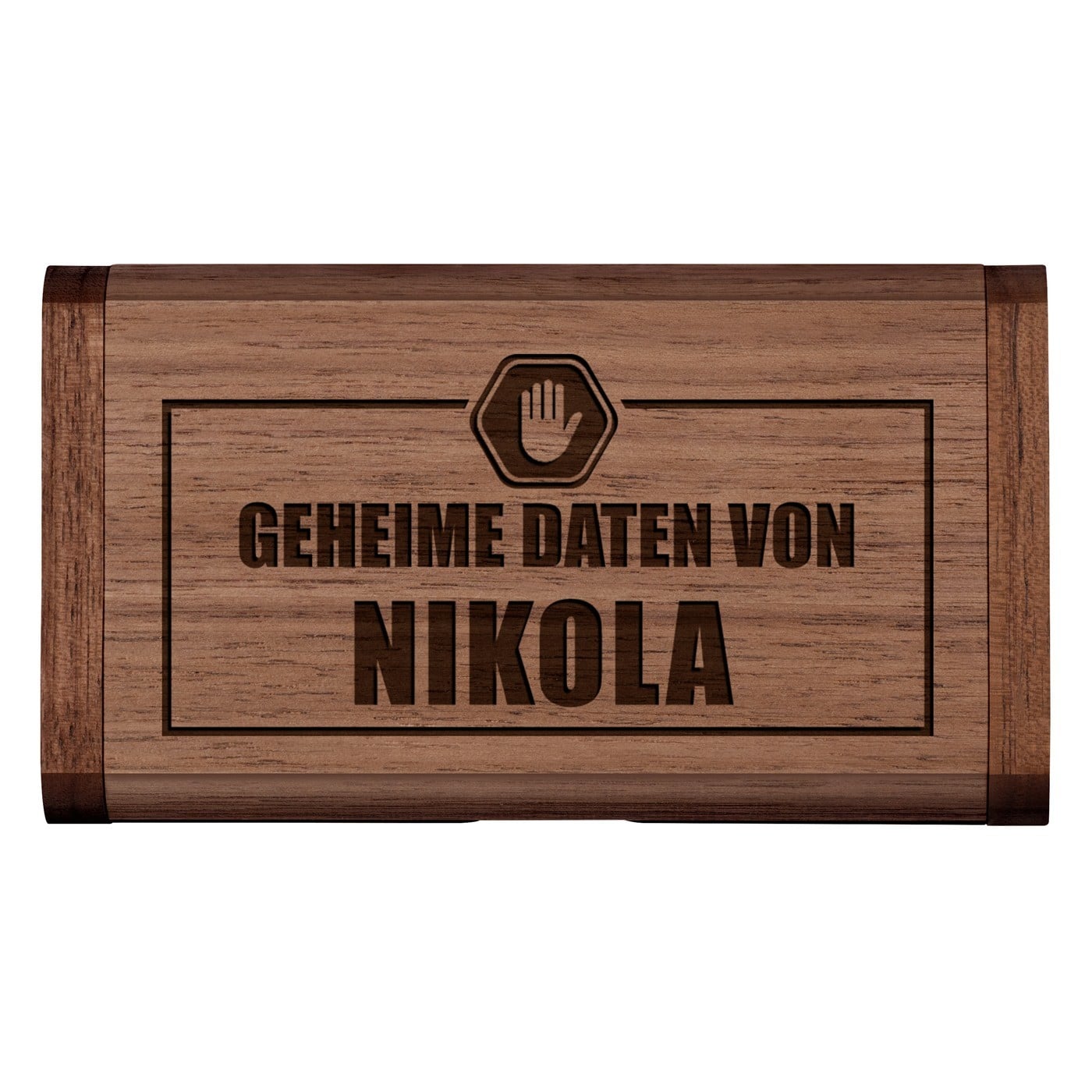 Hölzerner USB-Stick mit Gravur 64 GB für ihn