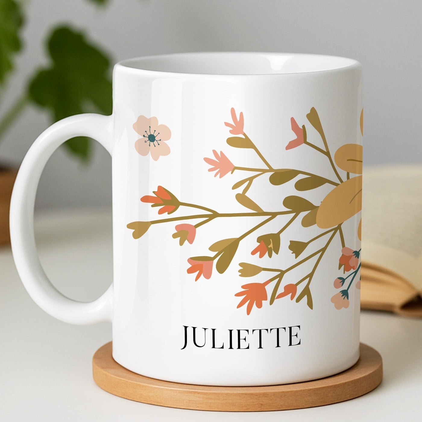 Kaffeebecher mit Aufdruck Weiß/Glänzend für Ihre Mutti