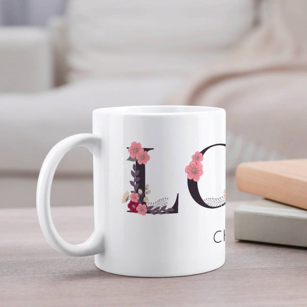Kaffeebecher mit Aufdruck Weiß/Glänzend für sie Ihre Oma zum Geburtstag