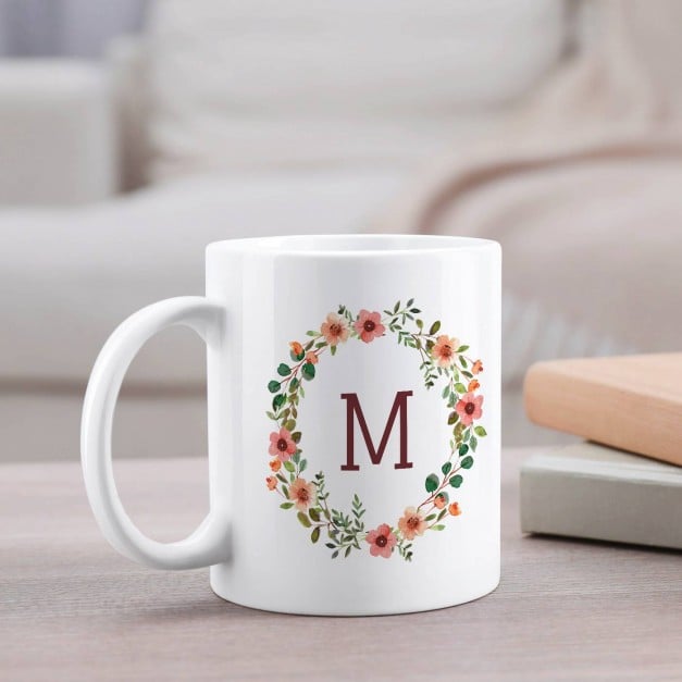 Kaffeebecher mit Aufdruck Weiß/Glänzend für sie