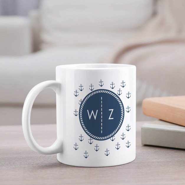 Kaffeebecher mit Aufdruck Weiß/Glänzend für einen Seemann Kapitän