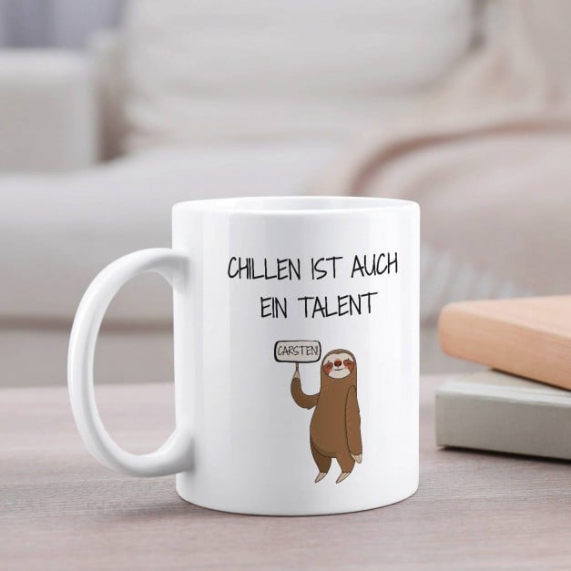 Kaffeebecher mit Aufdruck Weiß/Glänzend für Ihren Arbeitskollege zum Geburtstag, Jubiläum
