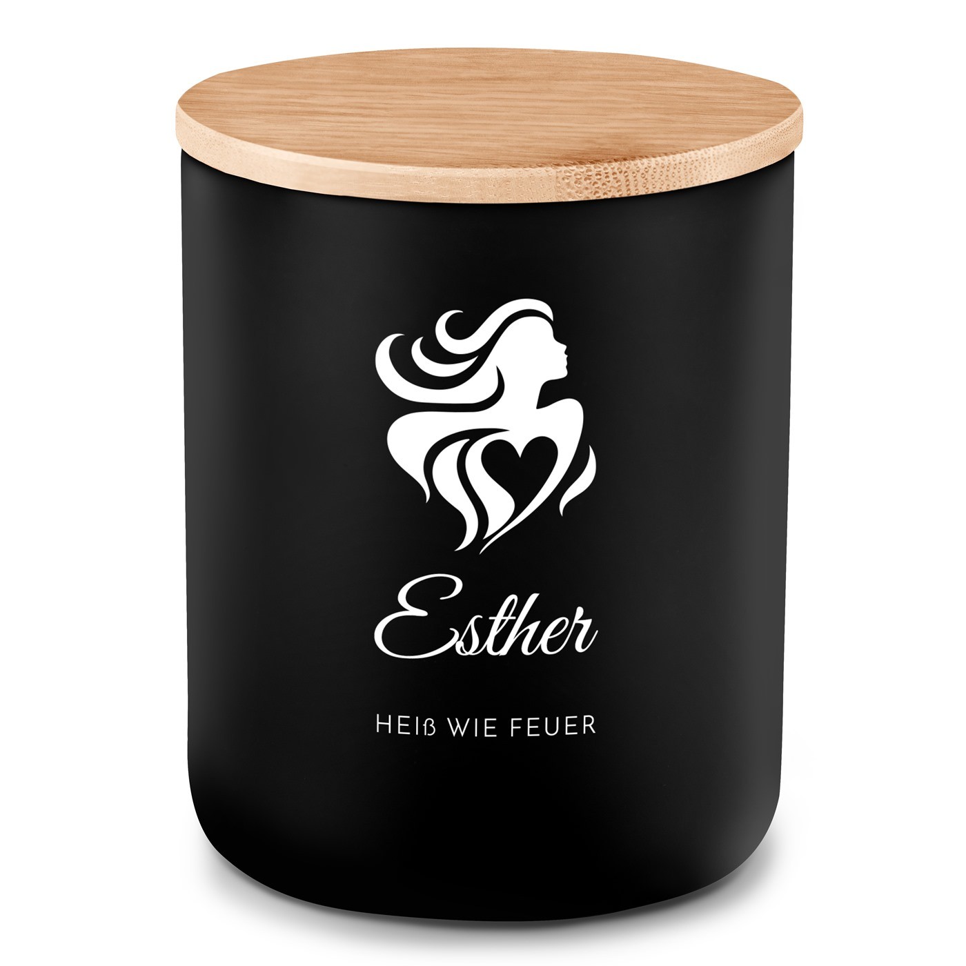 Die Soja-Duftkerze mit Gravur für sie zum Frauentag