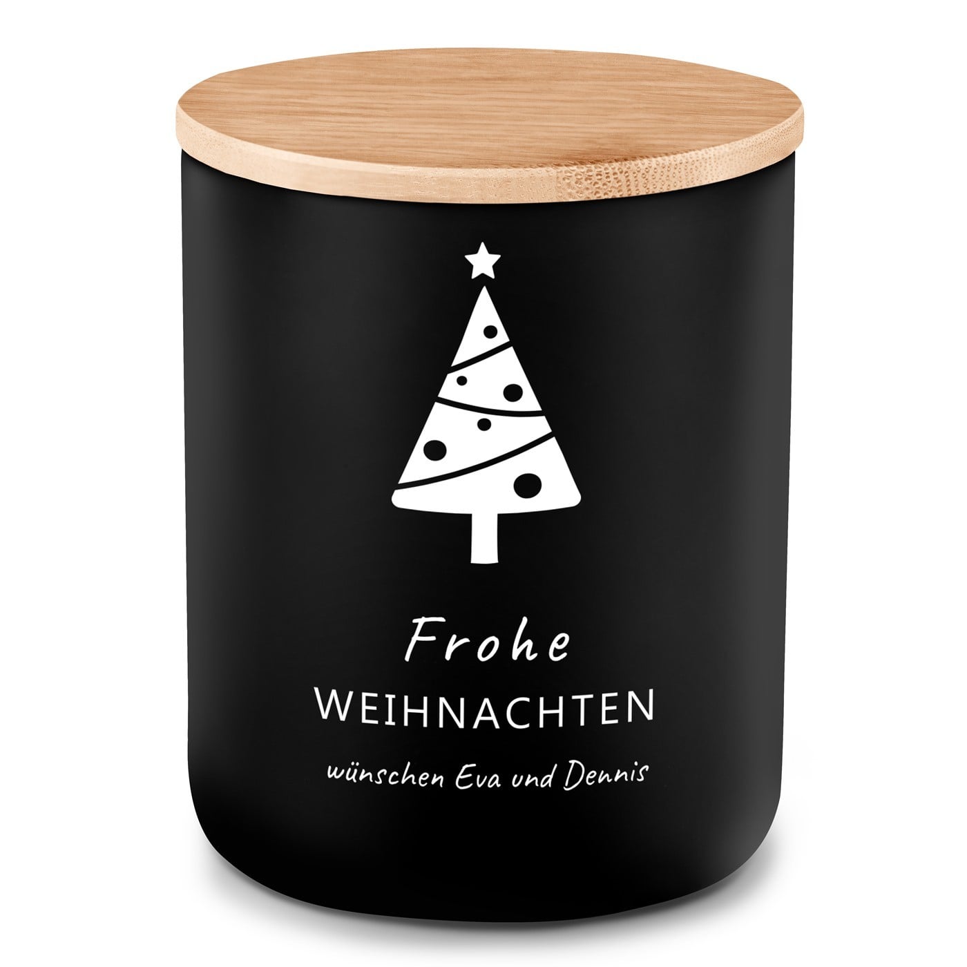 Die Soja-Duftkerze mit Gravur für Ihre Eltern zu Weihnachten