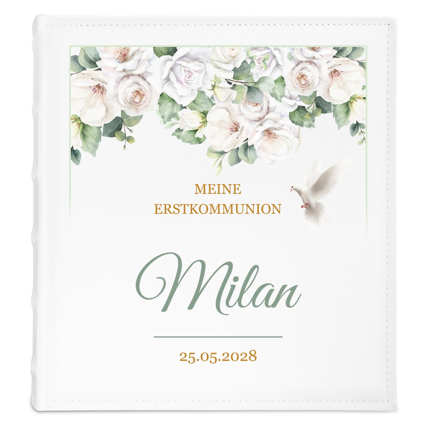 Fotoalbum zum Einkleben mit Aufdruck für Ihren Patensohn zur Erstkommunion