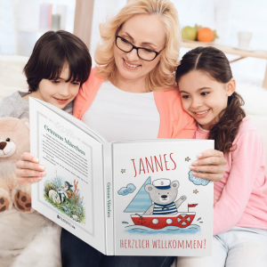 Grimms-Märchenbuch für Kinder mit Aufdruck Segler
